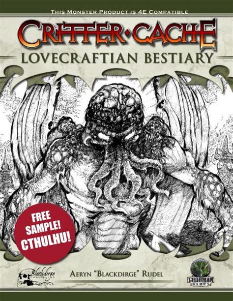 lovecraftian bestiary cthulhu goodman games