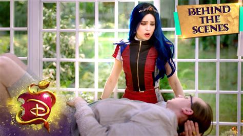 One Kiss And Once Upon A Time Behind The Scenes Descendants Youtube