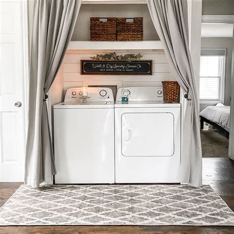 Laundry Room Curtains Ideas House Stories