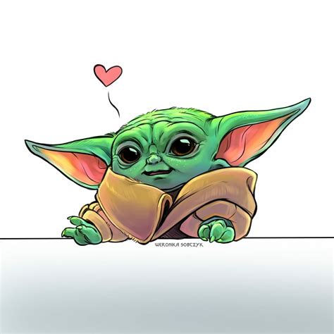 Baby yoda may be fifty years old, but does he really have to look it? How To Baby Yoda Drawing