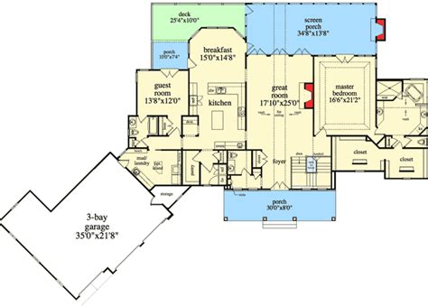 Craftsman Ranch House Plans With Walkout Basement See More Ideas
