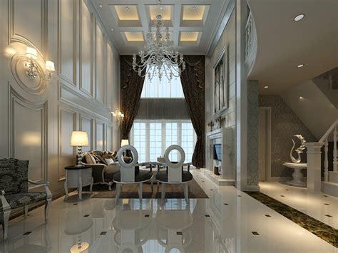 See more ideas about floor design, marble floor, mosaic art. Huge Luxurious Living Room Decorated With Marble Floor And Br... 3D model MAX