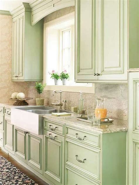 We're here to give you the green light to proceed with your next home improvement project! Beautiful light green kitchen!!! Bebe'!!! Really relaxing ...
