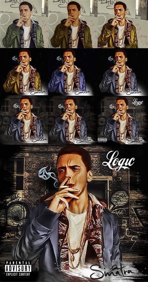 Пищащая логика / hina logi: Logic Rapper Album Cover Rebrand on Behance