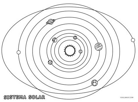 Dibujos De Sistema Solar Para Colorear Páginas Para Imprimir Gratis