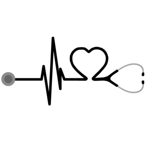 Heart Stethoscope Svg Free Svg Images