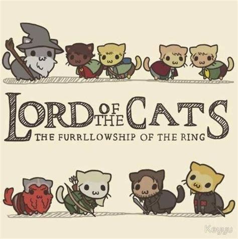 6158 votes and 224742 views on imgur: cat LOL drawing funny lord of the rings cats picture image ...