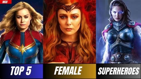 Top 5 Most Powerful Female Superheroes In Mcu 🤯 Sam Youtube