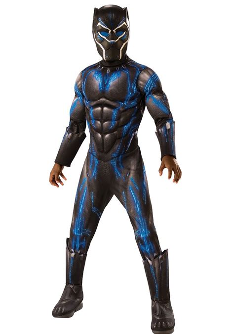 Marvel Black Panther Deluxe Battle Child Halloween Suit Costume