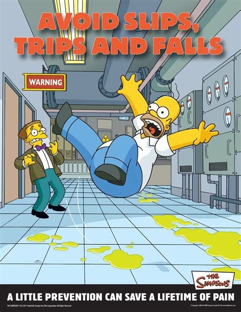 Simpson's Safety Posters | Health, safety poster, Safety ...