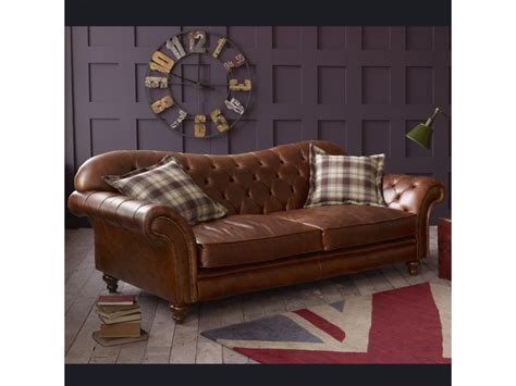 Chesterfield brown faux leather tufted sofa, 79. The Crompton Vintage Brown Leather Chesterfield Sofa