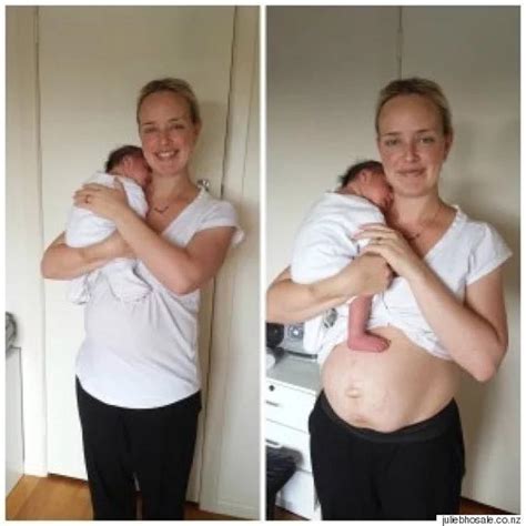 Mum Of Two Shares Candid Photos Of Herself In The Weeks After Giving