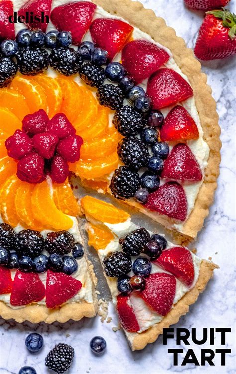 The Perfect Fruit Tart With A Creamy Sweet Filling Tastes As Good As It