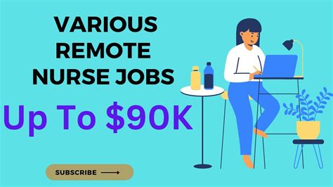 Various Remote Nurse Jobs Paying Up To 90k Youtube