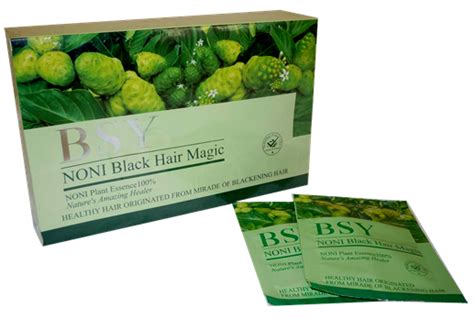 Syampu bsy noni black hair magic dipercayai sejak 2009. It Better Grow!!: Review: BSY Noni Black Hair Magic