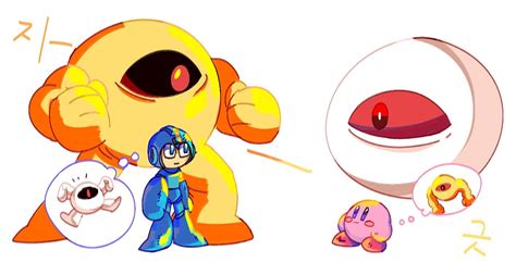 Kirby Cute Drawlings Love Fight Fighting Robots Kirby Character