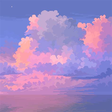 Jubilee ️ On Twitter Pixel Art Background Pixel Art Landscape Sky