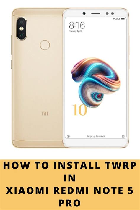 Twrp for redmi 8a android pie is now available to downlaod. How to Install TWRP In Redmi Note 5 Pro | Notes ...