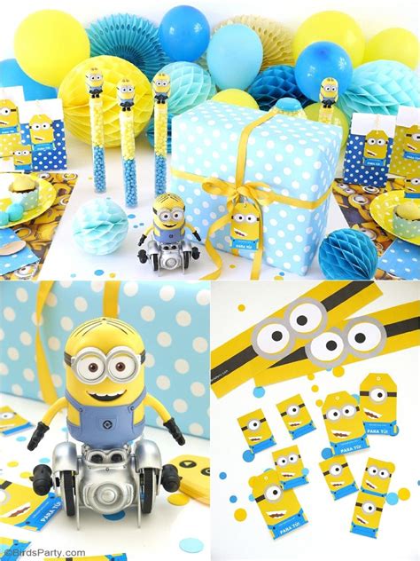 Minion Inspired Birthday Party Ideas And Free Printables Party Ideas