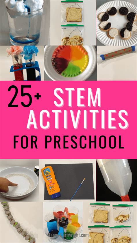 Preschool Stem Activities Simple Activities For 3 And 4 Year Olds