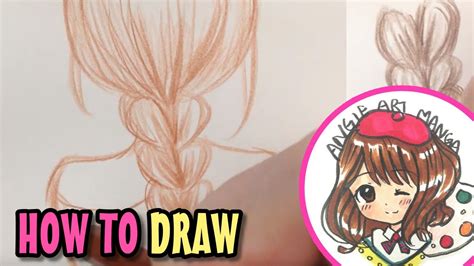 How To Draw Braid 如何畫頭髮 Youtube