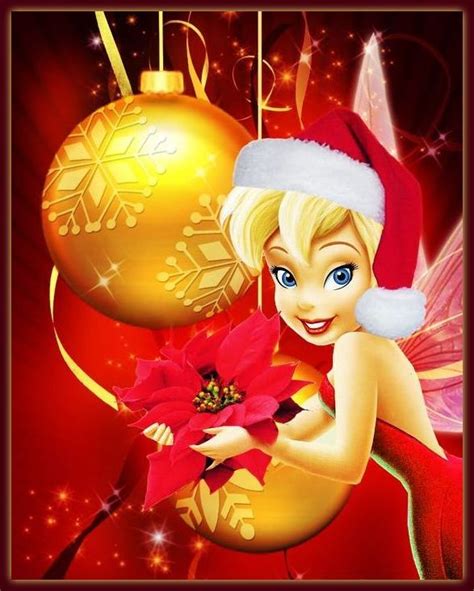 Pin By Sue Gumbleton On ~ ️ Disney Christmas Ii ~ ️ Tinkerbell Wallpaper Disney Fairies