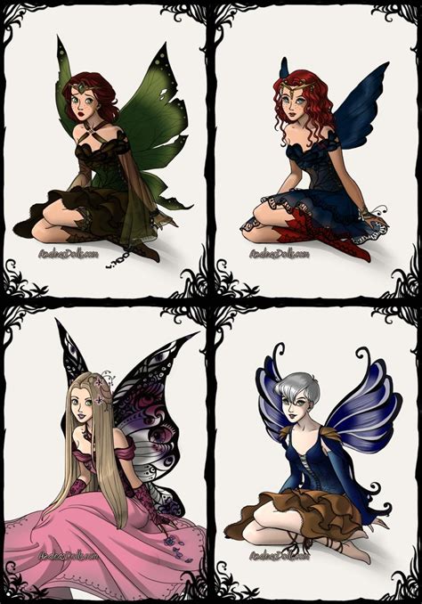 Big Four Fairies And Pixies By Marssetta On Deviantart