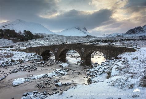 River Sligachan And The Old Bridge Isle Of Skye Winterscape Places In
