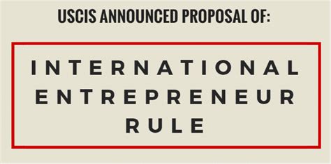 International Entrepreneur Rule Federal Register Grants New Parole