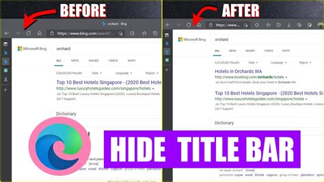 HOW TO HIDE TITLE BAR IN VERTICAL TAB MODE Microsoft Edge Browser Tips Windows Explore