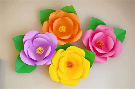 Como Hacer Flores Grandes De Papel Crepe Faciles Paso A Paso Imágenes