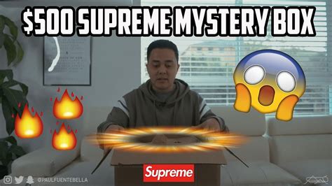 500 Supreme Hypebeast Mystery Boxy Youtube
