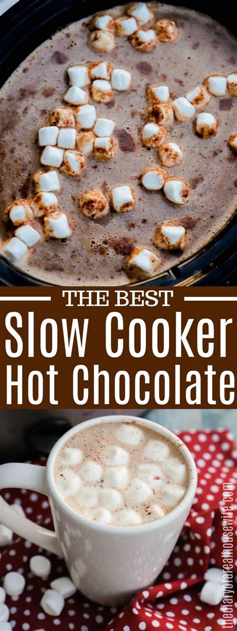 Slow Cooker Hot Chocolate Hot Chocolate Recipe Easy Slow Cooker Hot Chocolate Recipe