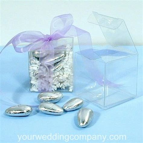 Clear Acetate Boxes Wedding Favor Packaging Favor Boxes