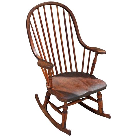Target / furniture / black windsor chairs. Early 19th Century New England Windsor Rocking Chair For ...