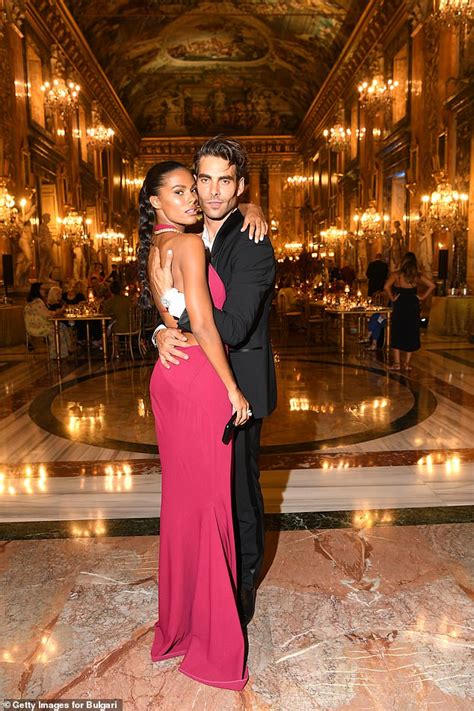 Vincent Cassels Wife Tina Kunakey Exudes Glamour In A Fuchsia Gown At