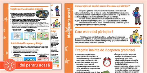 Free Cum Pregătesc Copilul Pentru Grădiniță Twinkl România