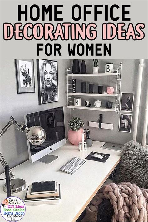 Home Office Ideas For Women On A Budget For A Beautiful Work Or