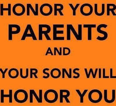 The ultimate form of respect towards your parents is practicing the values and. Respect Your Parents Quotes. QuotesGram