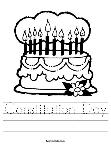 Constitution Day Worksheet Twisty Noodle