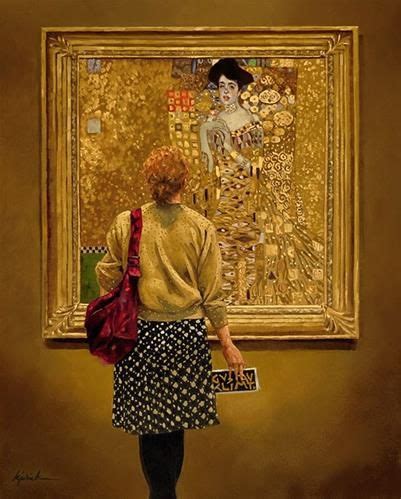 Daily Paintworks Original Fine Art Karin Jurick Klimt Art Art
