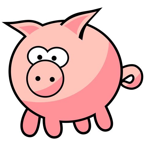 Cartoon Pig By Qubodup Cute Pig I Hope On Openclipart Animal