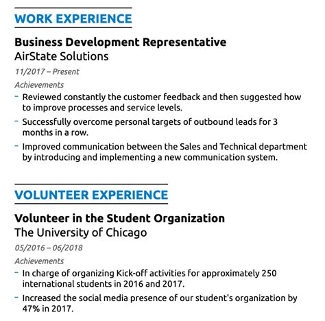 Student Resume Examples And Guide For 2023