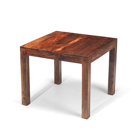 White kitchen canisters keep ingredients sealed and organized in decorative cylinders. Mysore Solid Sheesham Small Square Dining Table - On Sale