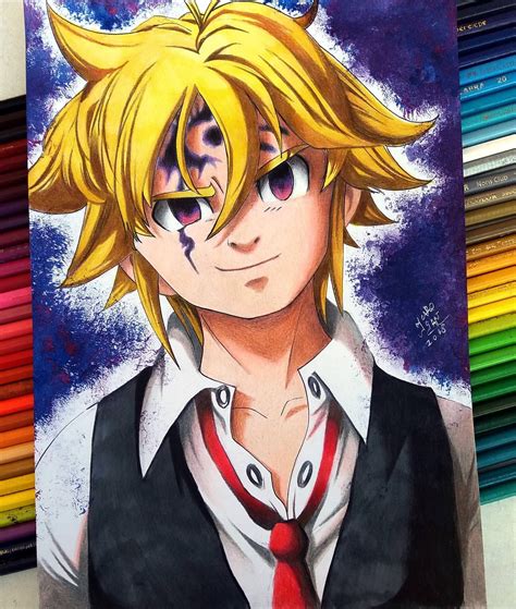 Just draw Seven deadly sins anime Meliodas nanatsu no taizai Esboço