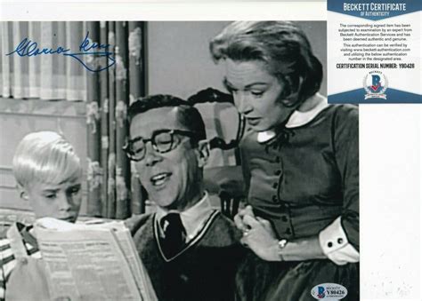 Gloria Henry Signed Dennis The Menace Alice 8x10 Photo Beckett Bas Y80426 Collectible