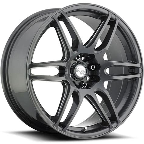 Niche Nr6 M105 Anthracite With Milled Spokes Dually Wheels