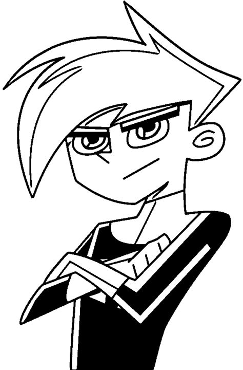 Danny Phantom Coloring Pages - Wecoloringpage | Coloring pages, Danny