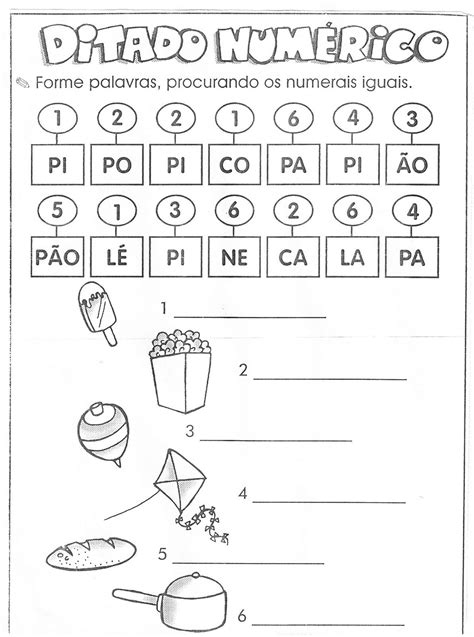 Organize As Silabas E Forme Palavras