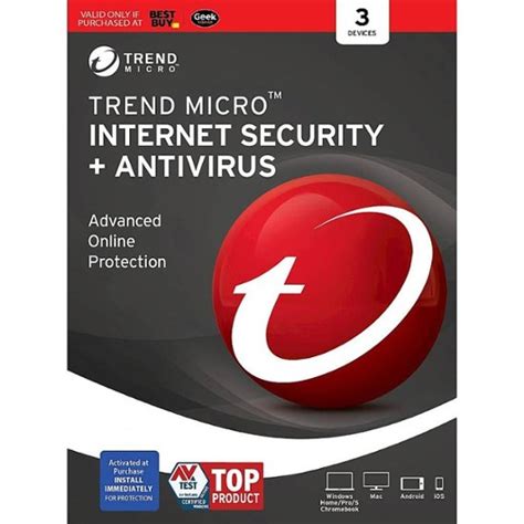 Trend Micro Internet Security Antivirus 3 Devices 3 Year